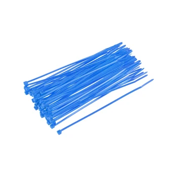 

uxcell 700pcs Cable Zip Ties 150mmx1.8mm Self-Locking Nylon Tie Wraps Blue Single-use Locking Flexible Cable Tie