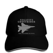 Мягкая бейсбольная кепка с отрицательным рисунком призраков для юниоров черного цвета