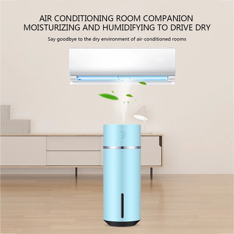 New Car Essential Oil Diffuser Mini Ultrasonic Color Cup Humidifier LED Night Light USB Aromatherapy Fogger Air Freshener