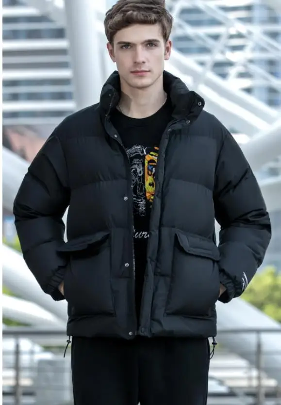 Xiaomi MIKEBOY Мужская Рабочая трендовая хлопковая одежда Модная хлопковая куртка DuPont Shu для отдыха на открытом воздухе пушистое теплое пальто