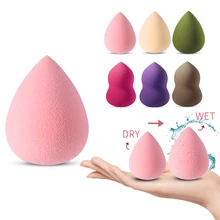 Спонж для макияжа, 50 шт., косметический спонж для растушевки лица, безупречная основа, крем для растушевки, косметический спонж для пудры
