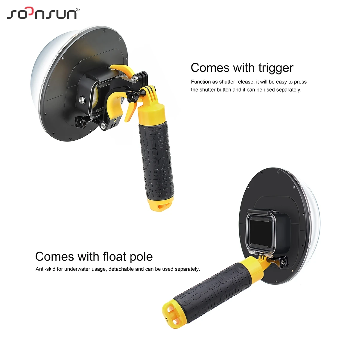 Dome Port Iphone 12 Underwater Housing SOONSUN Dome Port For GoPro