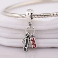 Authentic S925 Silver Pendant Bead Charm for Women Bracelet Bangle San Francisco Highlights Dangle DIY Jewelry 1