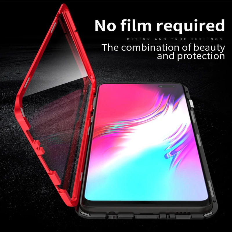 Front Glass Full 360 Case For Samsung Galaxy S9 S8 Plus S Note 9 8 Note8 Note9 S9Plus Magnetic Bumper Samsung S9Plus Case S8Plus