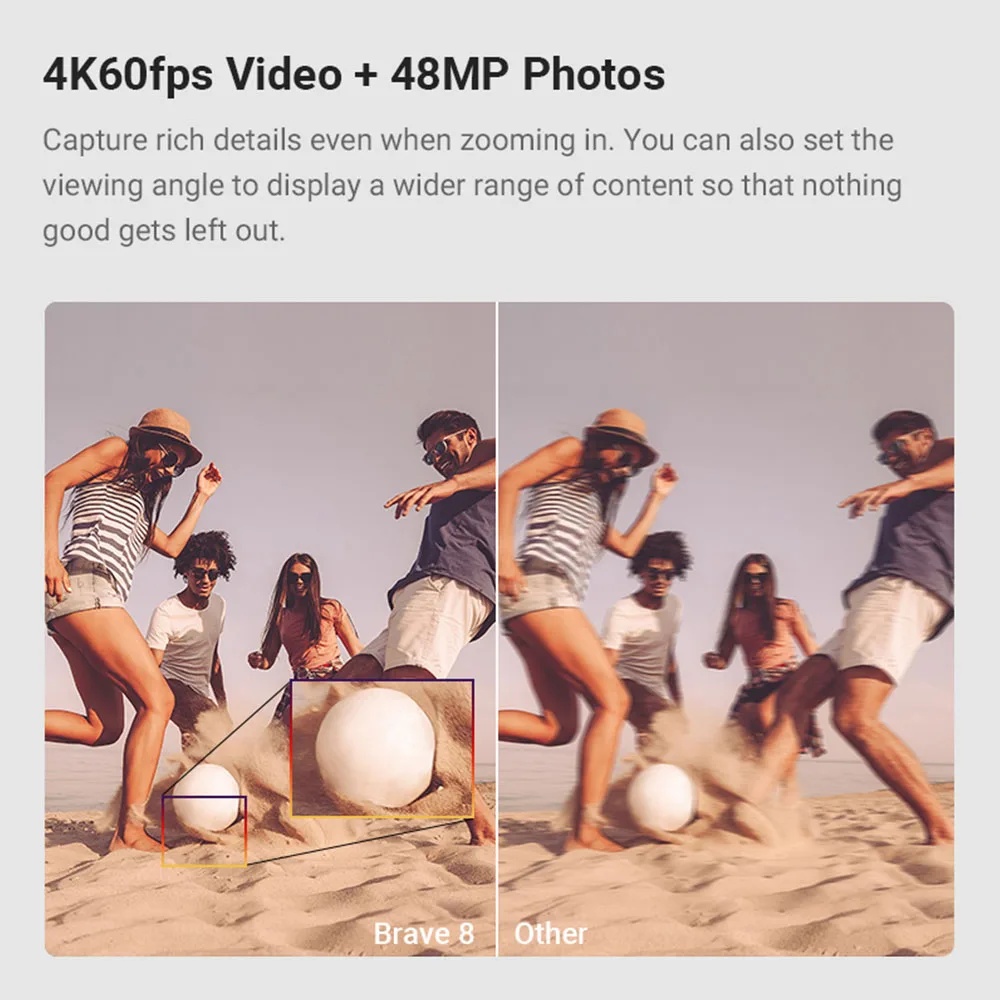 New ! AKASO Brave 8 4K60fps 48MP Action Camera SuperSmooth Vlog Camera 8K Time-Lapse Waterproof Action Camera Dual Screen