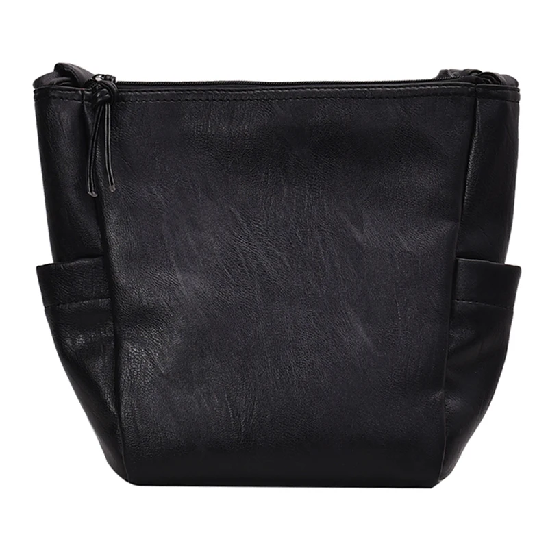 

iVog New Arrival Everyday Female Big Shoulder Messenger Handbag Black louisbag Geometric PU Tote Bags for Women 2019