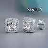 Huitan Fashion Geometric Women Stud Earrings Cubic Zirconia Wedding Party Daily Wearable Fashion Jewelry Hot Dropshipping ► Photo 2/6