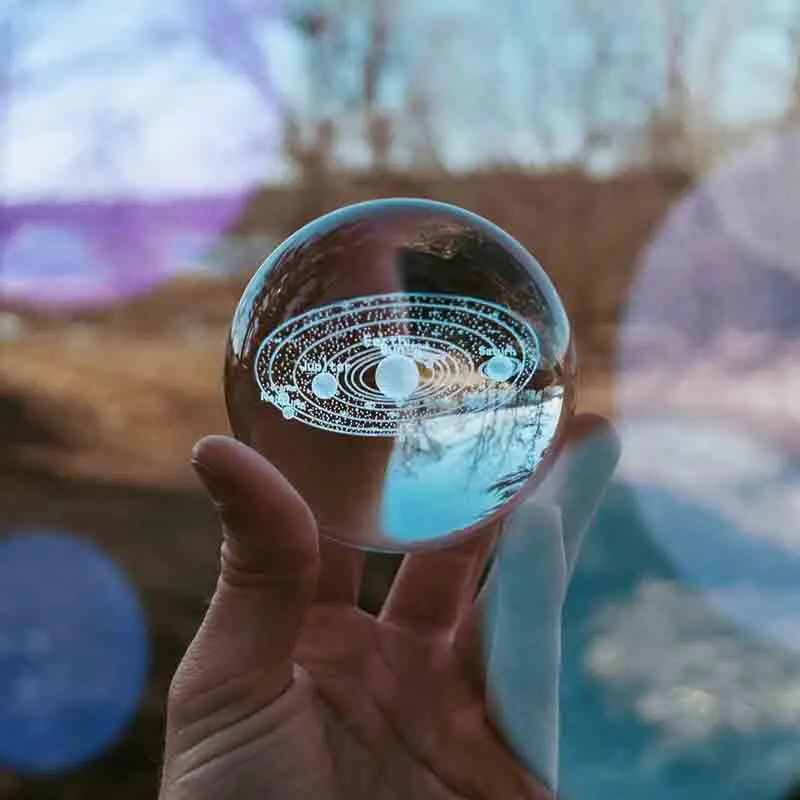 3d солнечная система galaxy crystal ball stylishgram Солнечная Система Глобус стеклянный шар
