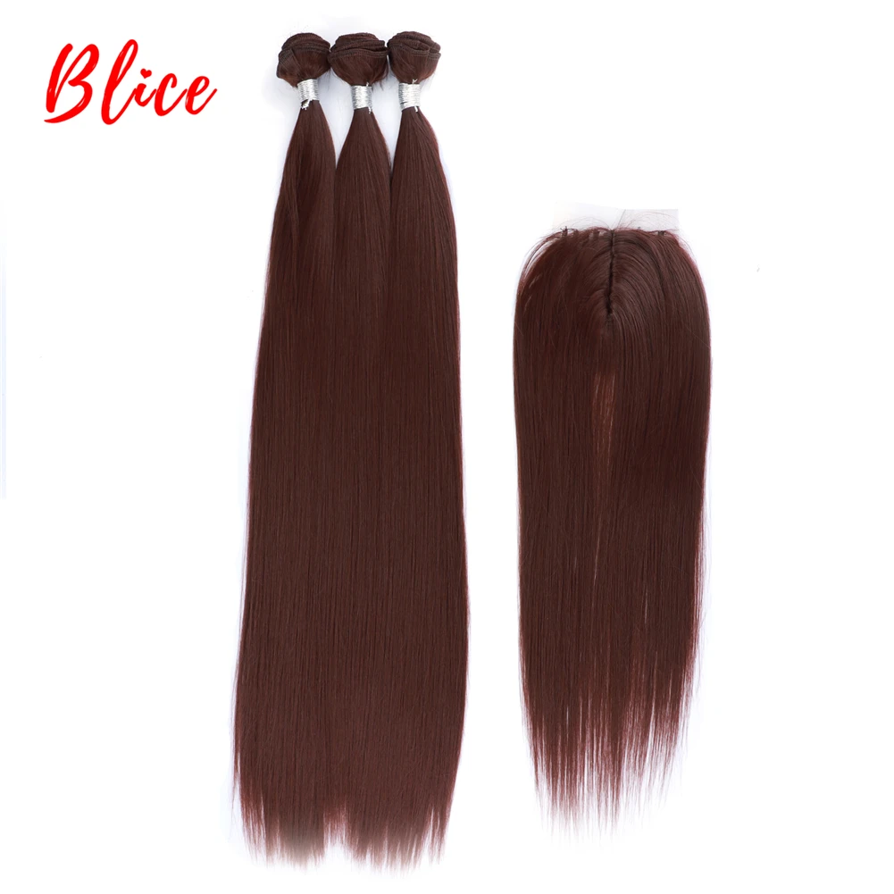 Extensão Do Cabelo Preto, 1B #, 30 pol, 3 PCs, 4PCs