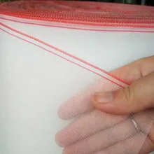 Красный край 40 сетка pe нейлон сетка окно фильтр Защита от действия кислот и щелочей Гальваническое культивирование клетка для разведения пылезащитные экраны