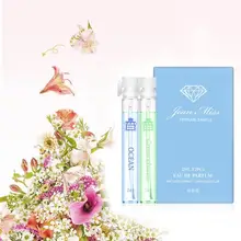 2 мл 2 шт./компл. аромат стойкий ароматизированный образец леди стеклянный флакон духов пробная установка распылитель дезодорирование тела