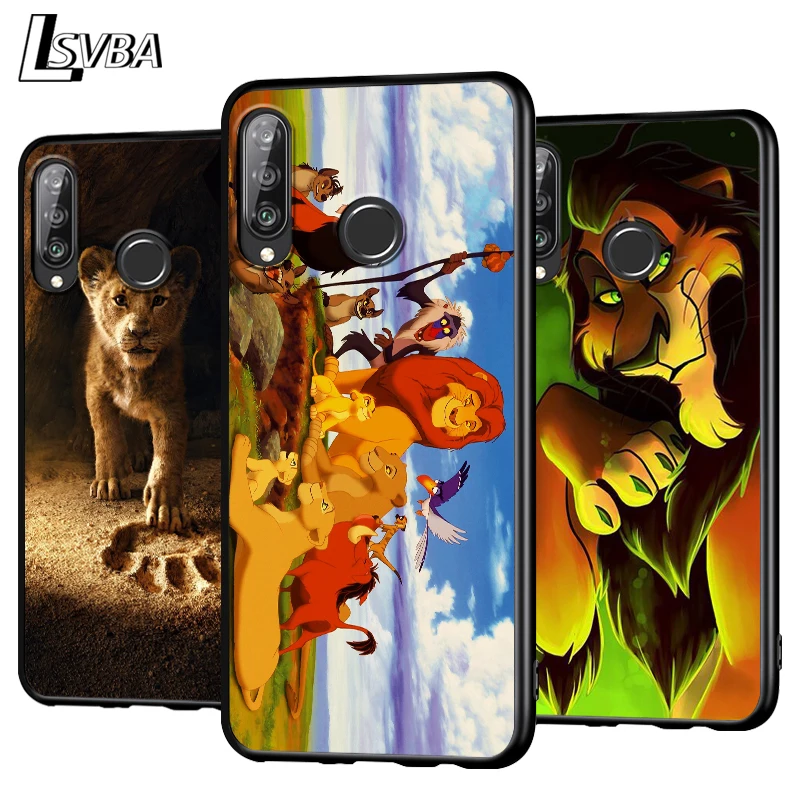 The Lion King Silicone Phone Case for Huawei P30 P20 P40 Lite E Pro P Smart Z Plus 2019 P10 P9 Lite Black Cover