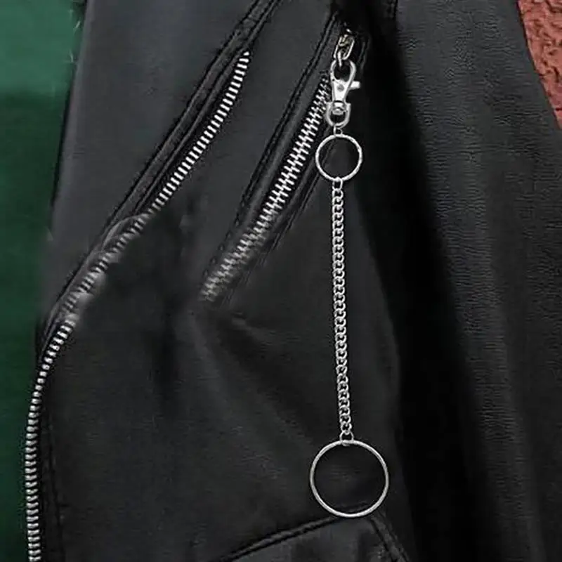 1PC Trousers Hipster Key Chains Punk Street Big Ring Key Chain Metal