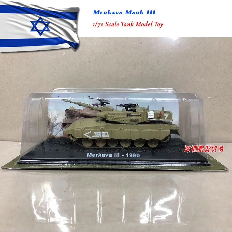 

AMER 1/72 Scale Israel Merkava 3 MK3 Tank Diecast Metal Military Model Toy For Gift/Collection/Decoration