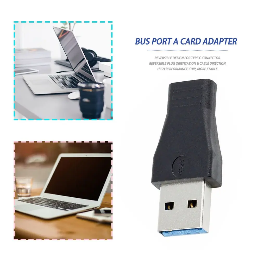 Компактный размер USB-C USB 3,1 type-C Женский к USB 3,0 мужской порт type-A адаптер конвертер для портативных ПК
