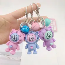 Креативный брелок ножницы, рок, ткань Mora подвеска милая маленькая цепочка для ключей с медведем автомобильный подвесной орнамент подарок оптом