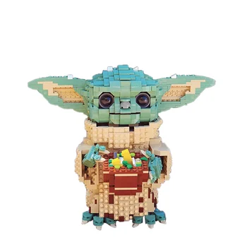 

Building Block Star Wars Series Creative Moc Baby Yoda- Small Particle Assembled Toy Boy And Girl Birthday Gift
