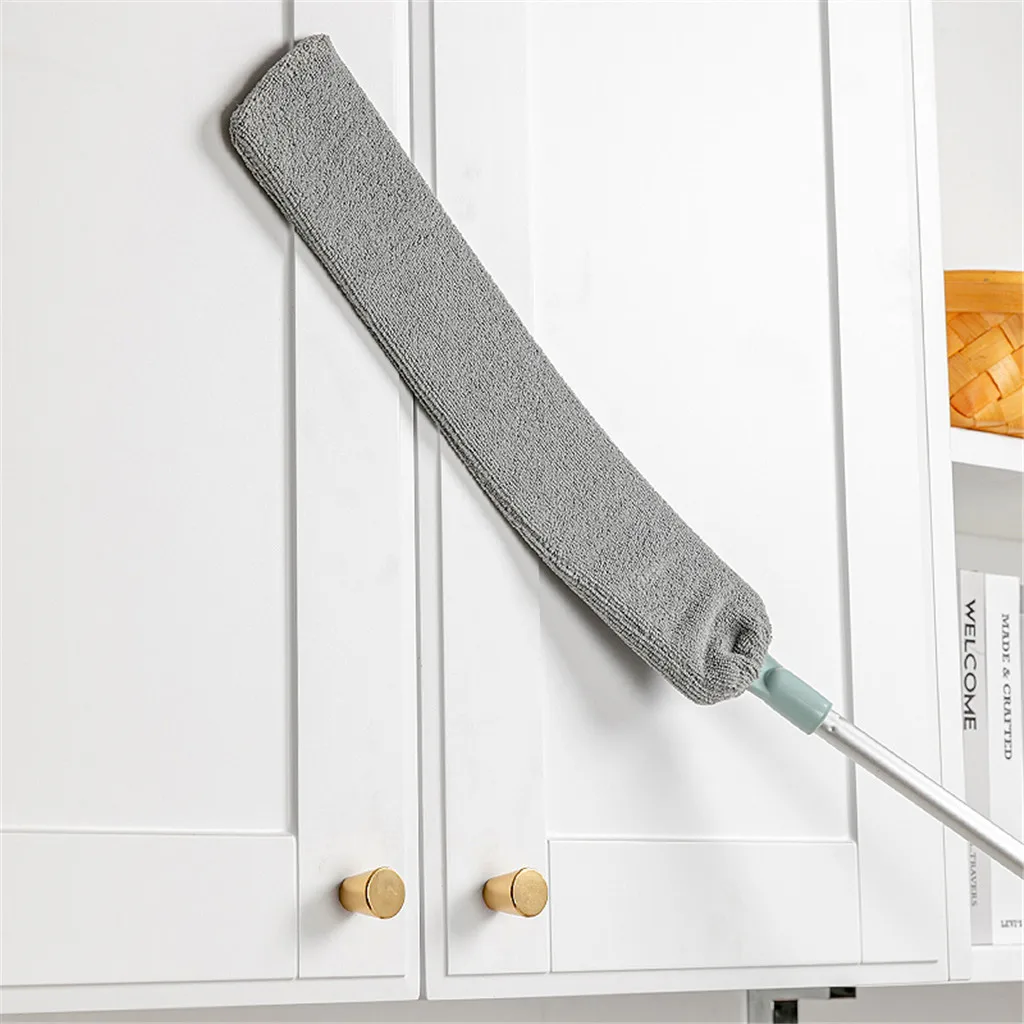Long Dust Collector Clean Brush Removable Washable Telescopic Microfiber Cleaning Home Accessories | Дом и сад