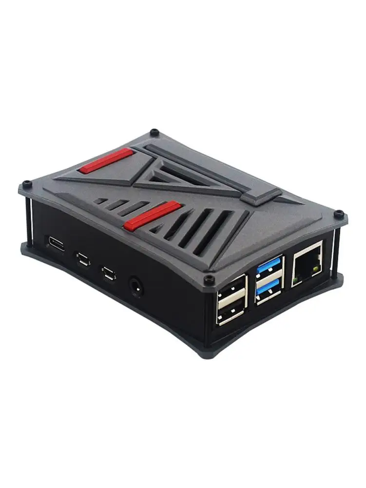 

High Quality For Latest Raspberry Pi 4 Model B ABS Case Plastic Shell with Cooling Fan for Raspberry Pi 1G 2G 4G