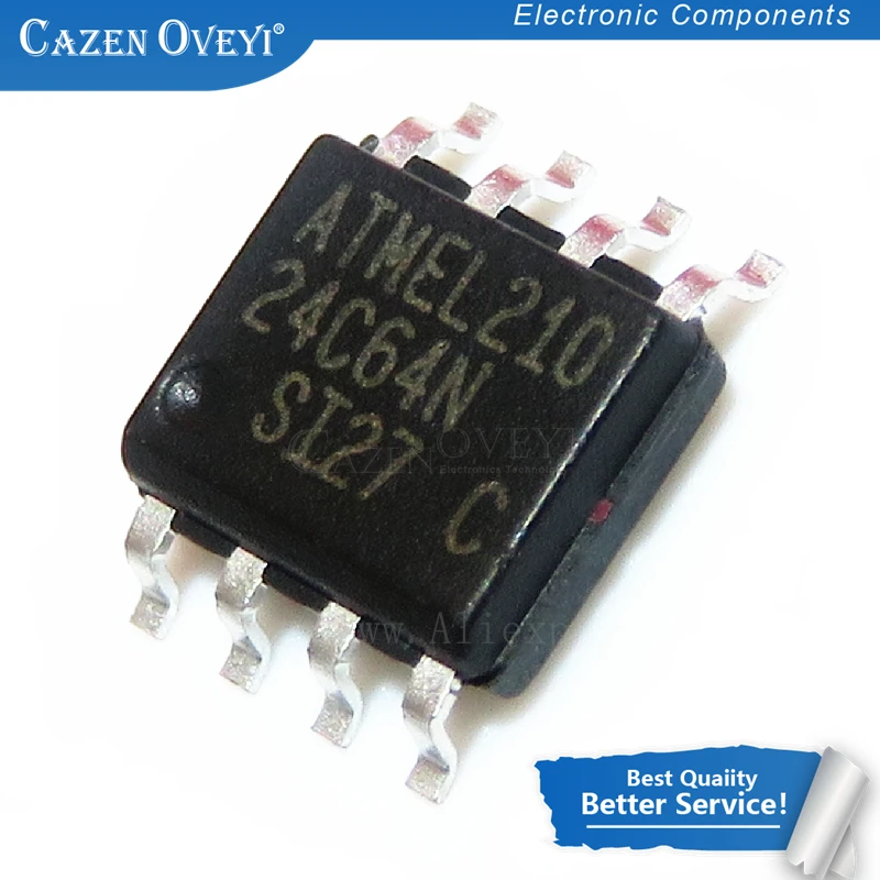 10pcs/lot 24C64 24C64N AT24C64 AT24C64N SOP-8 In Stock | Электронные компоненты и принадлежности