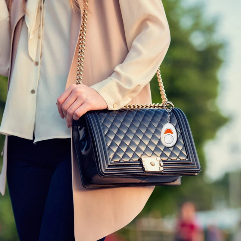 Self-Defense Siren 125dB Self-Defense Alarm SOS Alert LED Emergency Device with Carabiner for Women Kid Elderly Keychain Alarm - Famidy.com