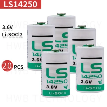 

20PCS/LOT New Original SAFT LS14250 AA 3.6V 900mAh Thionyl Chloride Low Self-Discharge Lithium PLC Battery