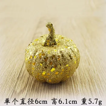 

12pcs Styrofoam Simulation Small Pumpkin Foam Mini DIY Artificial Handwork Halloween Decor Car Interior Trim Accessories 6cm