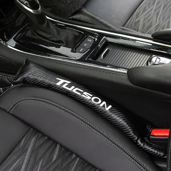 

1pcs Carbon Fiber Leakproof Protective Seat Gap Car Cover Pad for hyundai Tucson 2014 2016 2018 2019 Car Accessories