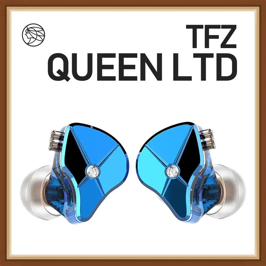 TFZ QUEEN LTD Dynamic Driver Two Divided frequency High Quality Earphones 2 pin 0 78mm HiFi Audiophile In ear Earbuds