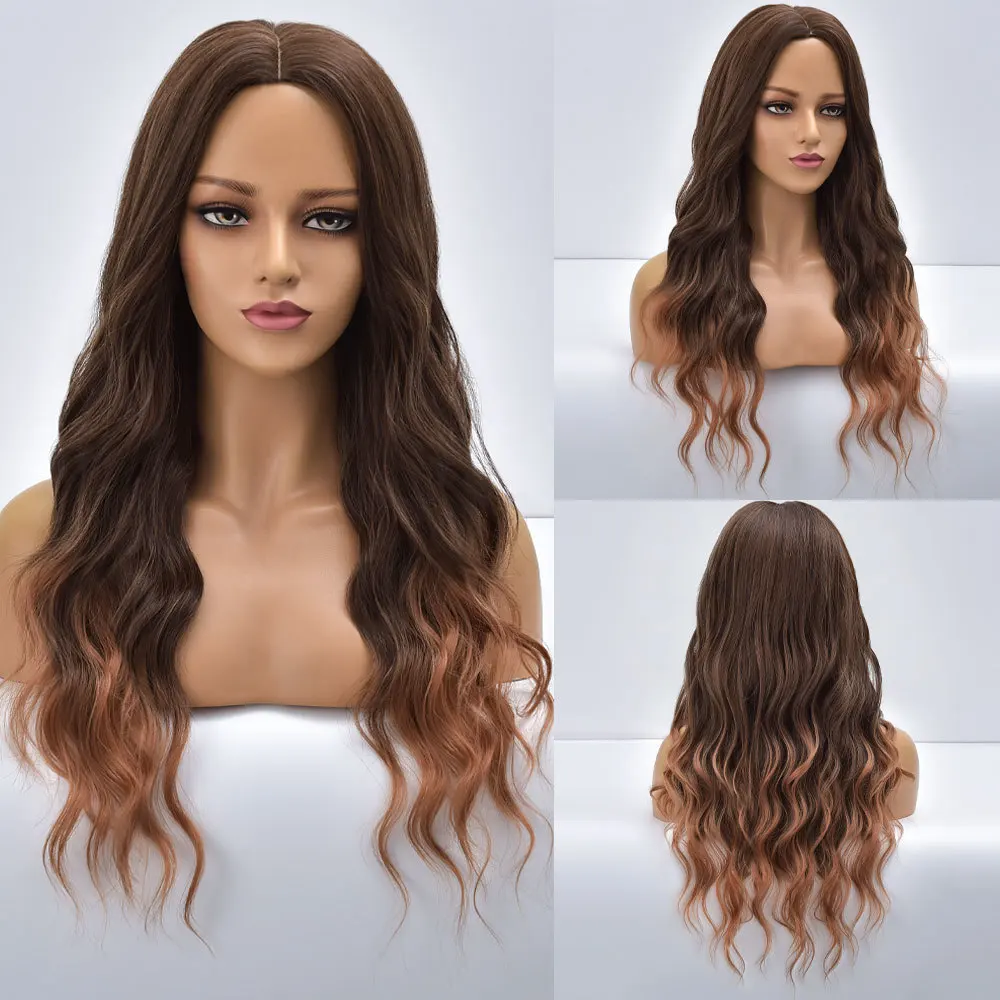 Blonde Body Wave Synthetic Wigs For Women Long Wave White Lolita Cosplay Party Natural Heat Resistant Hair Pelucas De Mujer