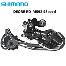 SHIMANO DEORE, RD-M592, задний циферблат, трансмиссия, горный велосипед, 9/27 скоростей, теневой переключатель, абсолютно