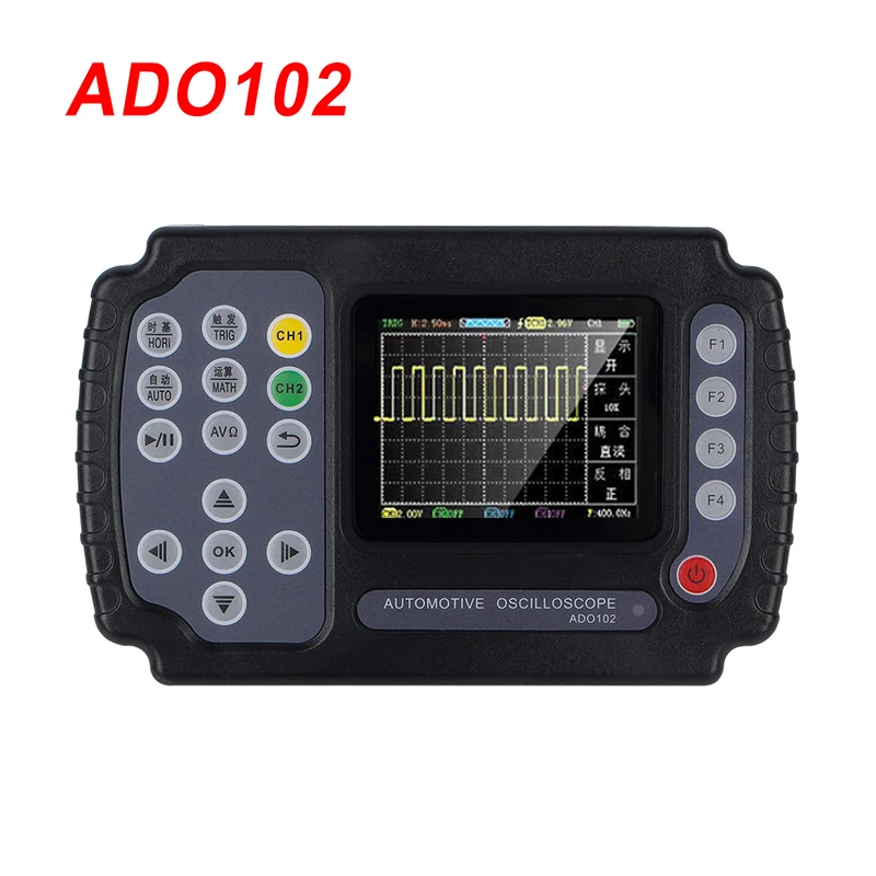 

Handheld Oscilloscope 10MHz Bandwidth 100MSa/s Digital Multimeter Oscilloscope Dual-Channels Car Repair Automotive Oscilloscope