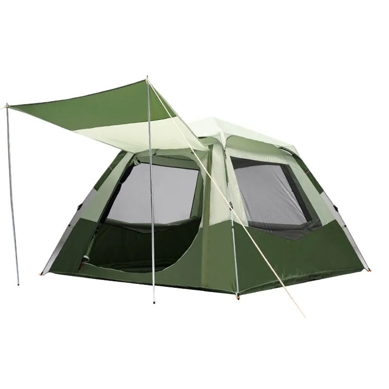 

Automatic Tent Five Side Circulating Ventilation Telescopic Tent Pole Automatic Support 3 Persons Tent Easy To Build