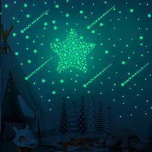 

2022 New 904Pcs Glow in The Dark Stars Wall StickersStarry Sky Shining Decoration for Kids Bedding Room Bedroom Party
