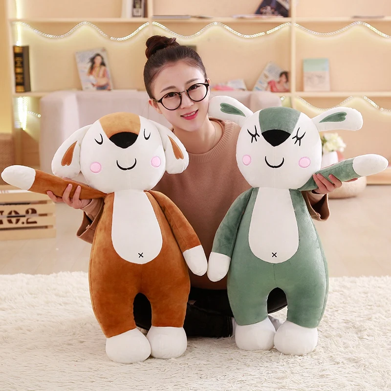 Kawaii Кролик собака мультфильм животное Мистер Собака и миссис подушки для пары