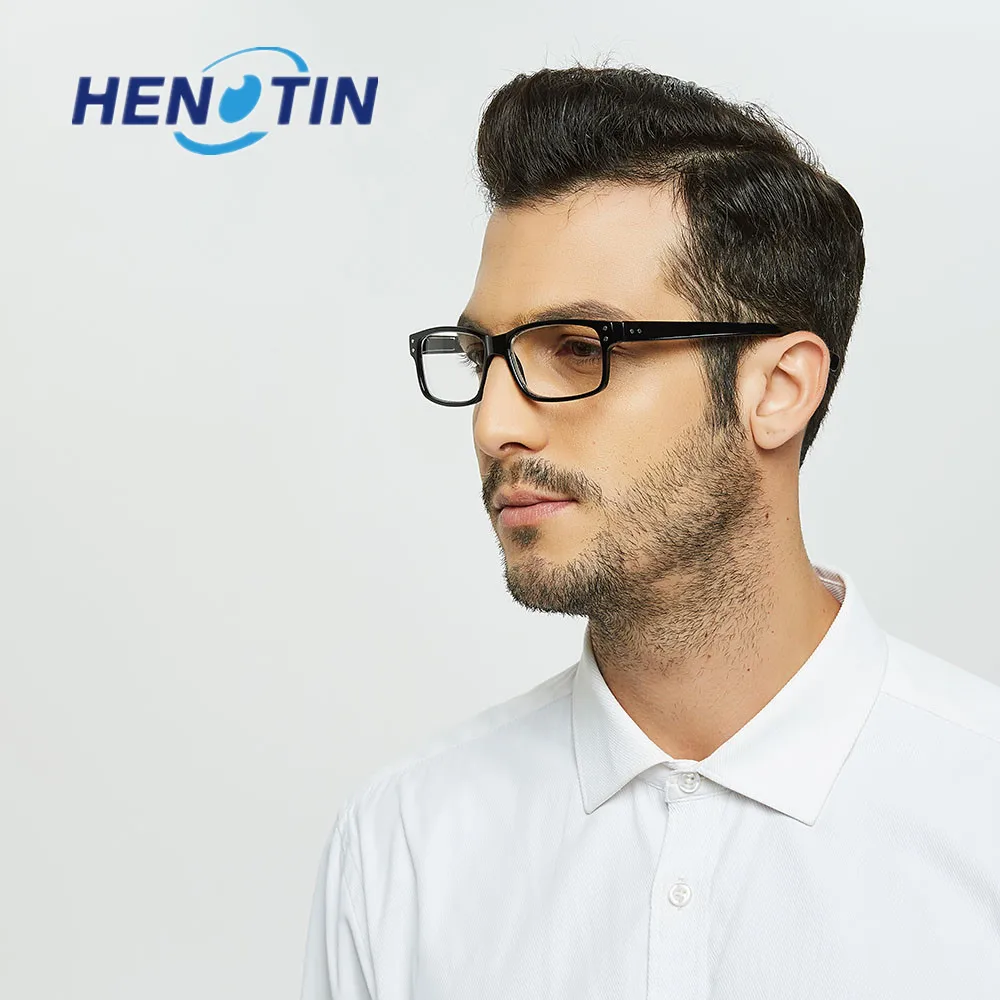 

Stylish rectangular reading glasses, spring hinge, men's and women's reading glasses, diopter 0.5 1.75 2.0 3.0 4.0...