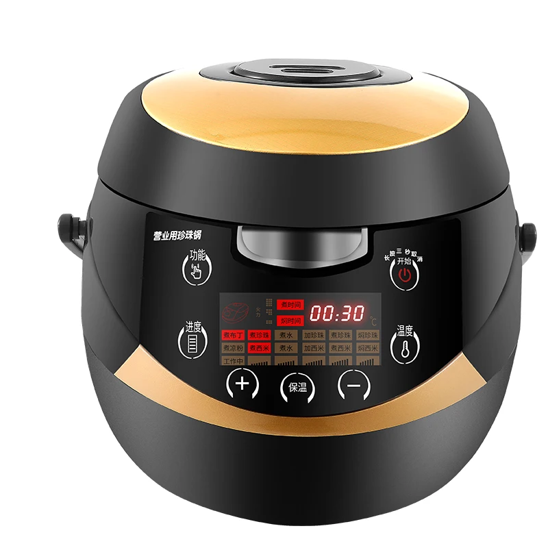 

5L Commercial automatic Bubble tea cooker machine boil taro red bean pot boba cooking machine Tapioca pearl cooker 110V-240V