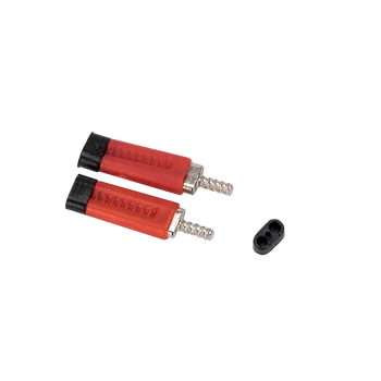 

500pcs/bag Double Pin Dental Brass Dowel Twin Pins With Red Color High precision dental red twin wings pins for dental lab use