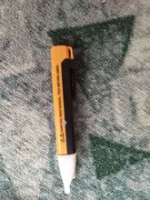 1pc de la pluma del probador de no contacto 90V a 1000V comprobador de tensión AC alerta pluma Detector de tensión pantalla LED de prueba eléctrica lápiz