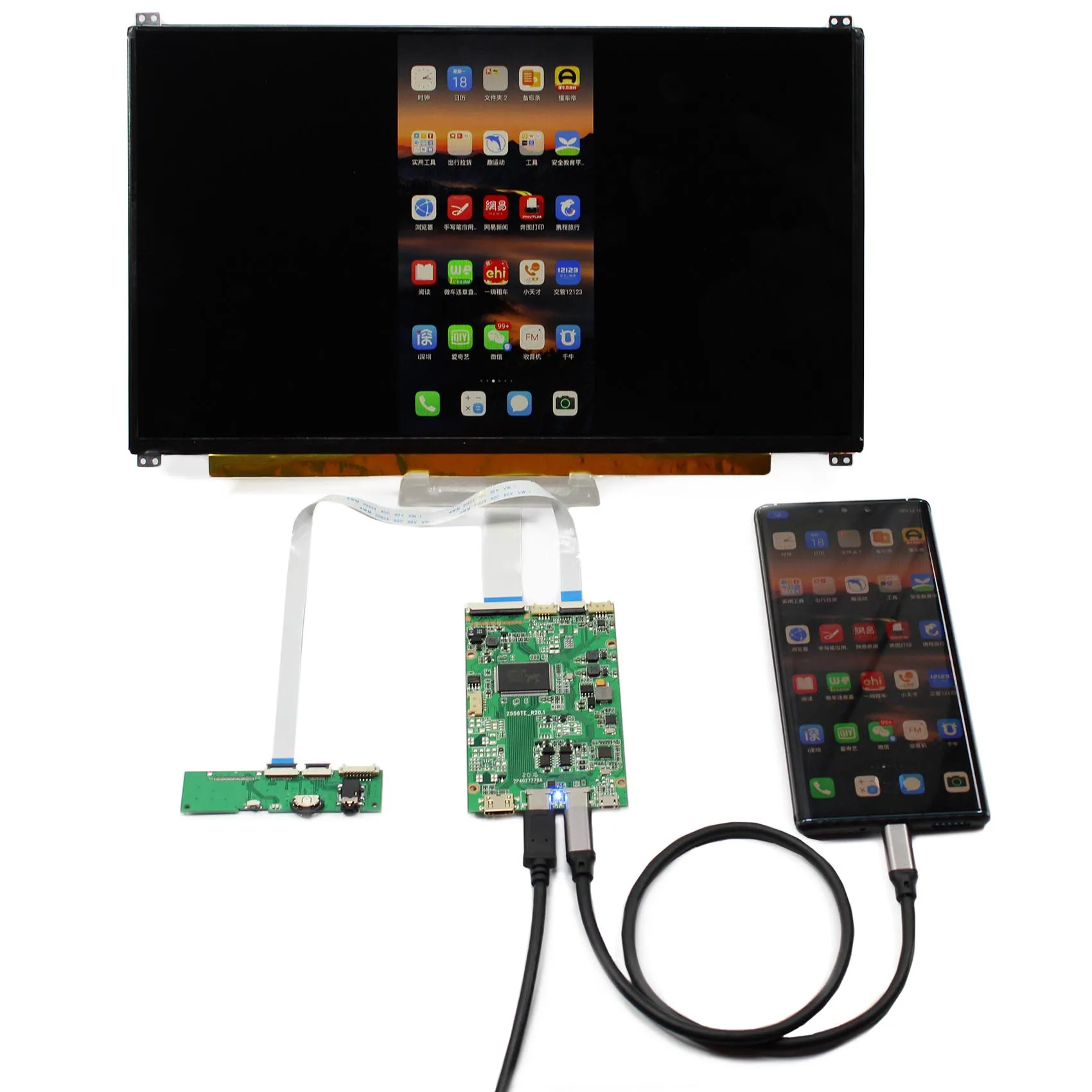 

HD-MI USB-C Type-C плата контроллера ЖК-дисплея 13,3 дюйма N133HSE 1920x108 0 IPS ЖК-экран