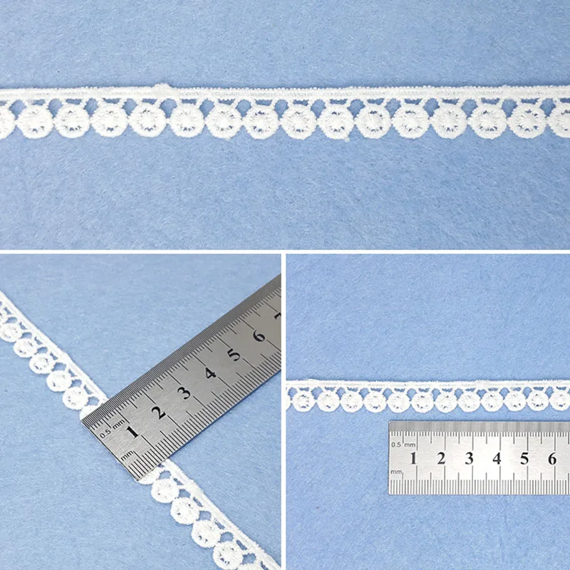 4 Тканая кружевная отделка DIY шитье штора Ремесло Украшение хлопок отделка пэчворк материал кружево вязание Швейные аксессуары 10 ярдов/рулон - Цвет: 4