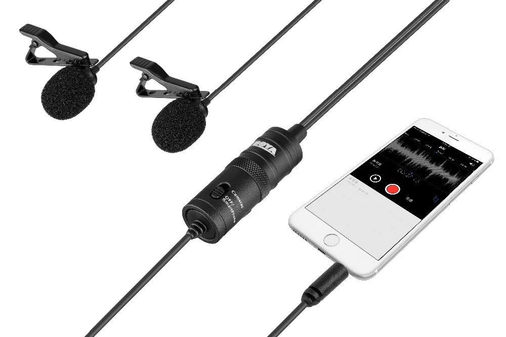 BOYA BY-M1 BY-M1DM BY-MM1 по M1 петличный микрофон Камера видео Регистраторы для iPhone смартфона, перчатки для цифровой зеркальной камеры Canon Nikon DSLR записывающая видеокамера с масштабированием
