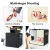 PULUZ 40cm Photo Studio Box Портативное Кольцо LED Photography Photo Lightbox Studio Shooting Tent Box Kit 12 Color Background Softbox