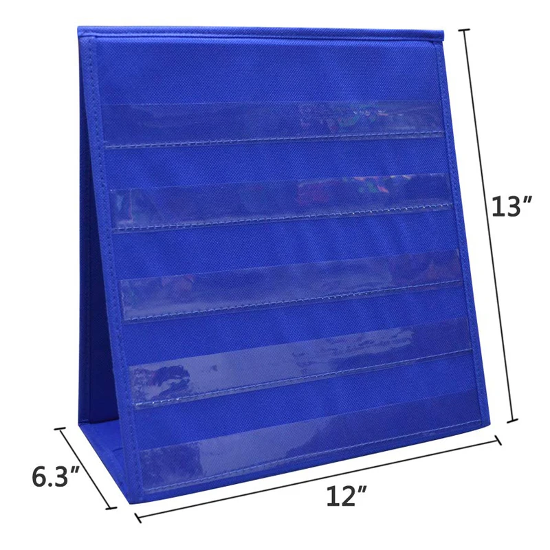 

Desktop Pocket Chart Teaching Double-sided Self-standing Foladble for Classroom EIG88