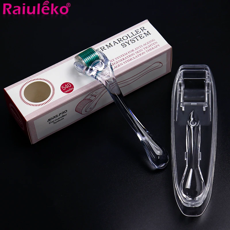 Drs 540 Rullo Derma Rullo Microniddle Per Capelli Titanio Dr.Imp Penna Dermaroller Microneedling Per Viso 0.2/0.25/0.3Mm Aghi