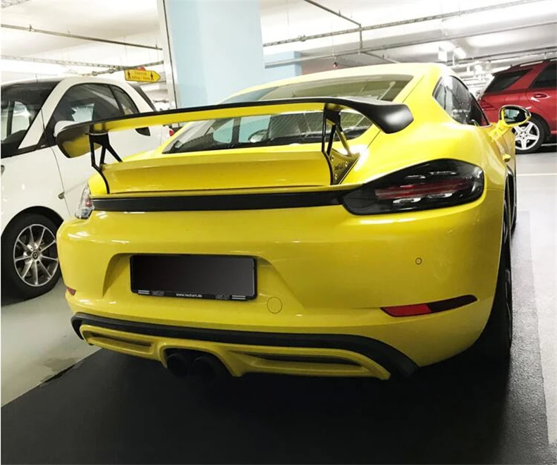 Спойлер для Porsche 718 Cayman Boxster Высокое качество FRP праймер крыло выступ спойлеры