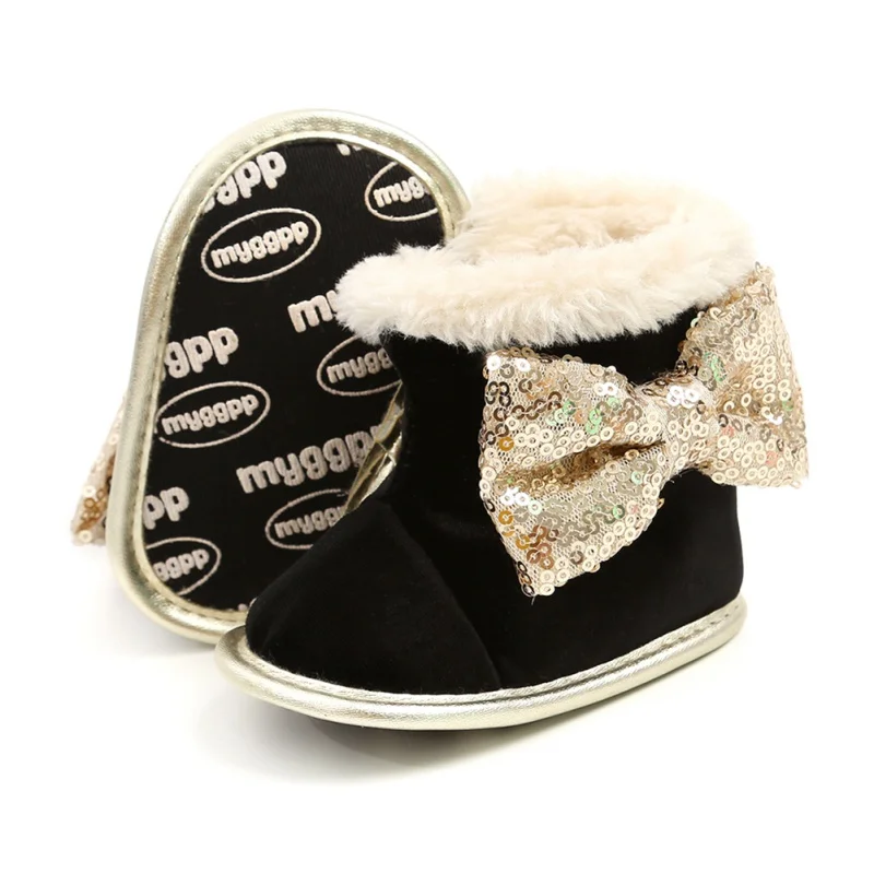 Baby Shoes Babies Winter Warm Booties Faux Fleece Anti-Slip Toddler Newborn Baby Shoes Bow Crib Shoes Snow Boots Baby Shoes Babies Winter Warm Booties Faux Fleece Anti-Slip Toddler Newborn Baby Shoes Bow Crib Shoes Snow Boots