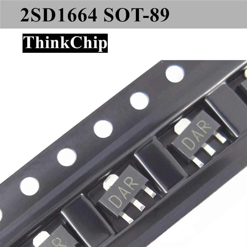 (20 шт.) 2SD1664 DARN D1664 S0T-89 SMD кристаллический Триод (маркировка DAR) | Электроника