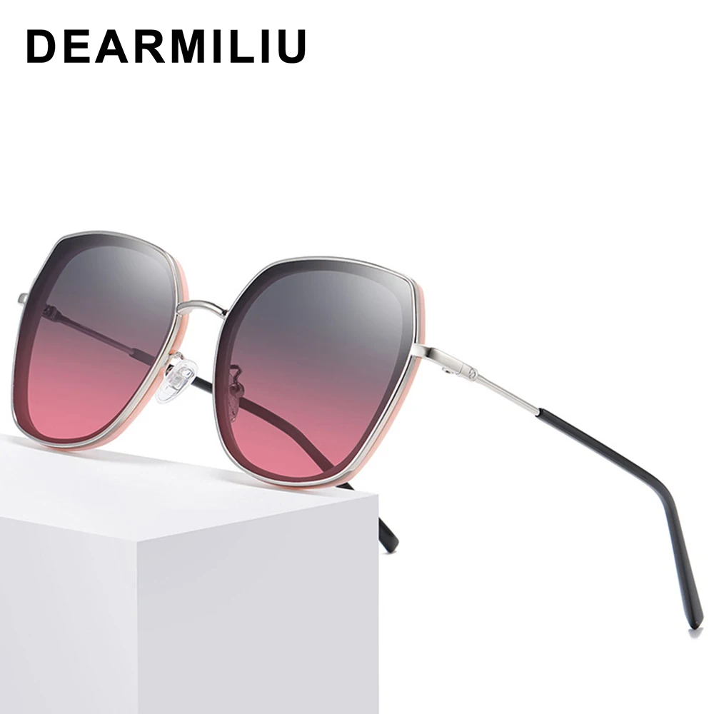 DEARMILIU 2020 Новые поляризационные солнцезащитные очки многоугольная оправа большие