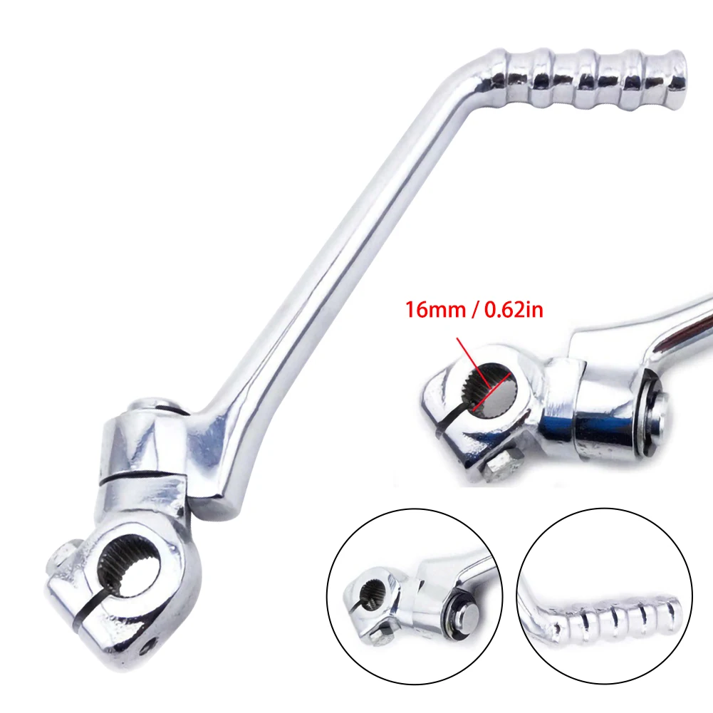 

1pcs 16mm Kick Starter Lever Start Pedal Easy To Install For Kawasaki KE KL KLX KX KDX KZ 125 175 200 For Motorcycle